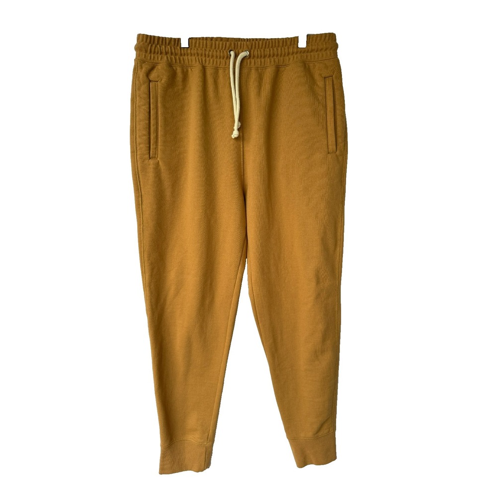 The North Face Joggers Mens Size Large Tan Gorpcore Fleece Drawstring Sweatpants